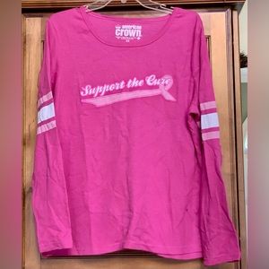 New With Tags American Crown Pink Breast Cancer Awareness Shirt Size 2X.